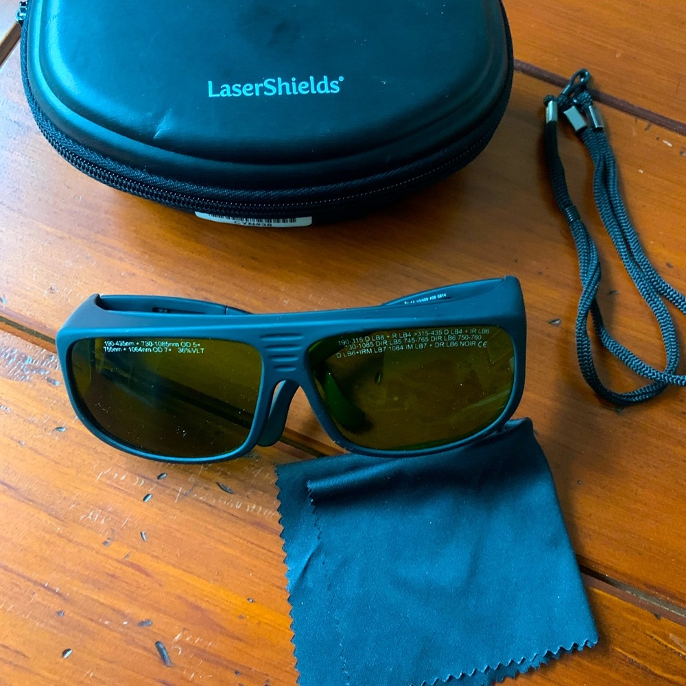 NOIR LASER SHIELD protective eye wear. Never used. Perfect condition.